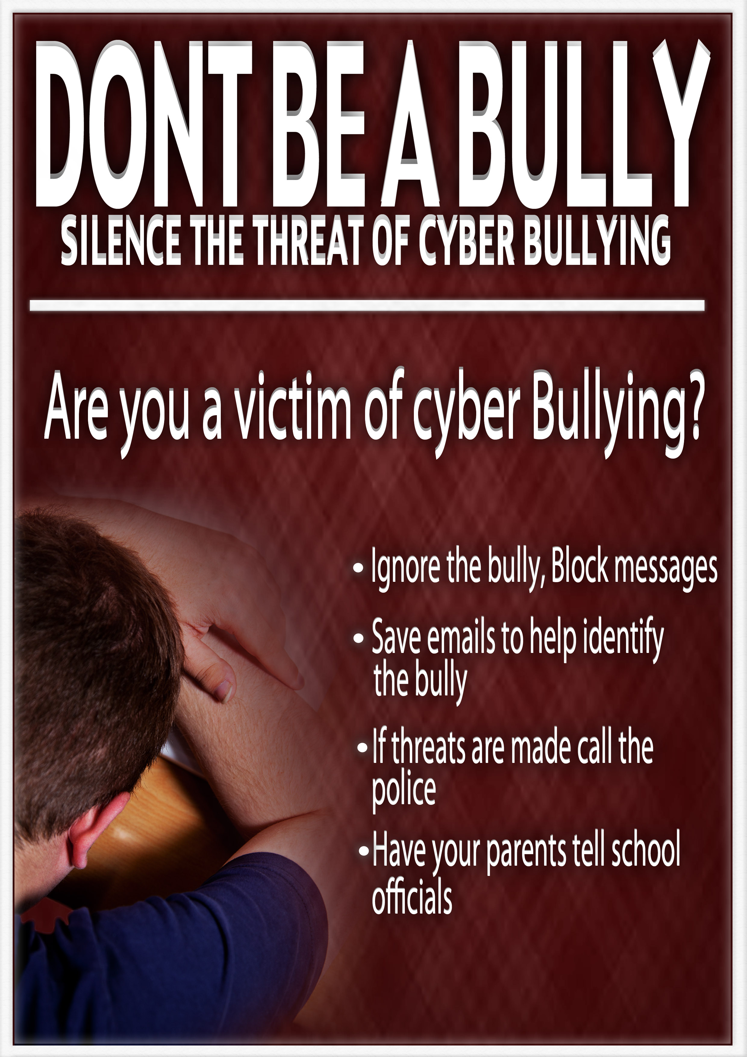Featured image of post Cyber Bullying Posters 6 great posters on bullying